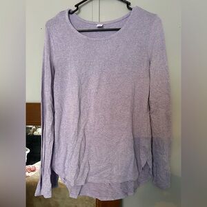 Old Navy Lavender Scoop Neck Sweater